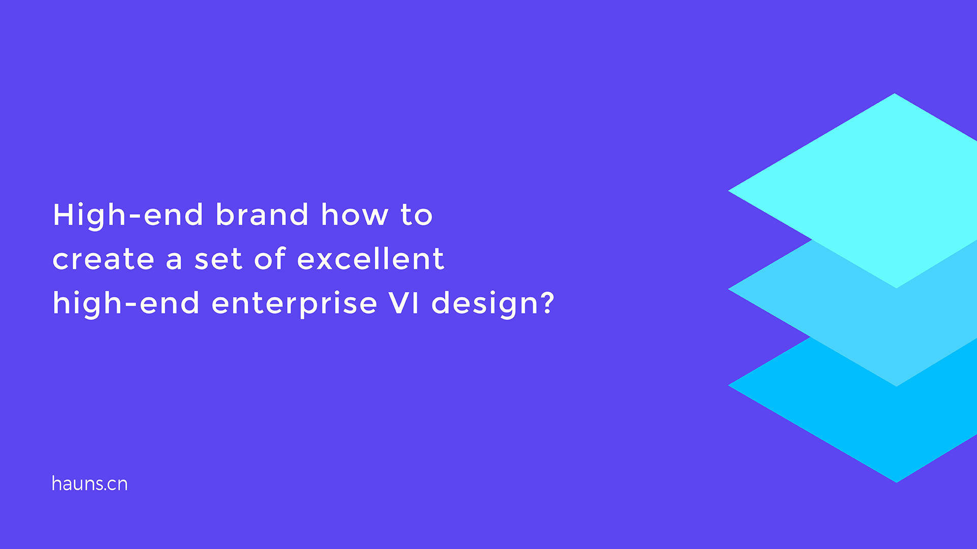 Hauns - Brand visual brand identity _visual brand identity _ Brand planning visual brand identity